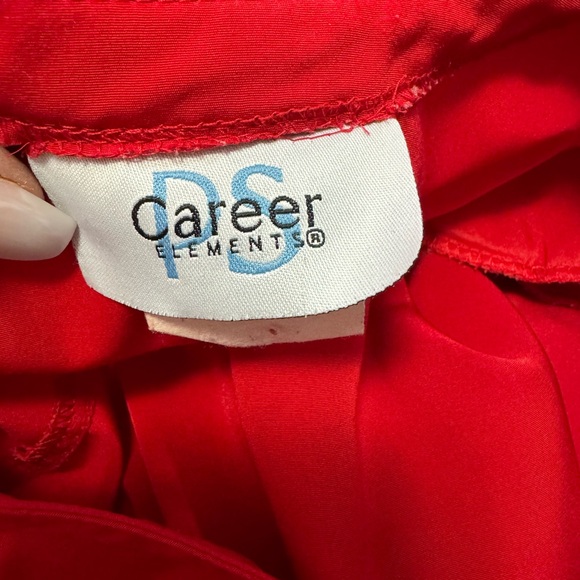 PTP 31 inches length 34 inches. This is polyester. The size I can’t read. 4-5X - Picture 5 of 5